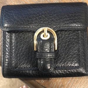 Michael Kors Black Pebbled Leather Wallet